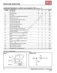 IS45S16100E-7TLA1-TR Datasheet Page 10