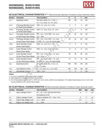 IS45S16160G-7CTLA2 Datasheet Page 17