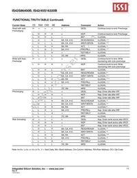 IS45S16320B-7TLA1-TR Datasheet Page 11