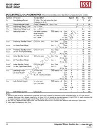 IS45S16400F-7BLA2-TR Datasheet Page 14