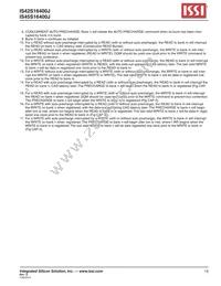 IS45S16400J-6TLA2-TR Datasheet Page 13