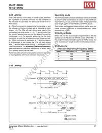 IS45S16400J-6TLA2-TR Datasheet Page 21