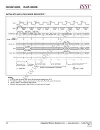 IS45S16800B-7TLA1-TR Datasheet Page 20