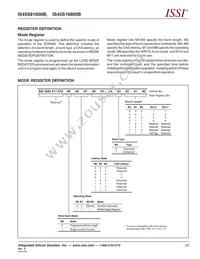 IS45S16800B-7TLA1-TR Datasheet Page 23