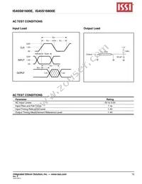 IS45S16800E-7TLA2-TR Datasheet Page 19