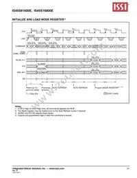 IS45S16800E-7TLA2-TR Datasheet Page 21