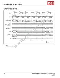 IS45S16800E-7TLA2-TR Datasheet Page 22