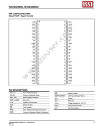 IS45S32800D-7TLA1-TR Datasheet Page 3