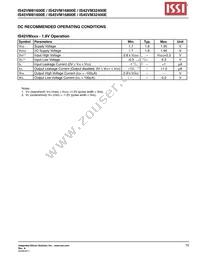 IS45VM16800E-75BLA2-TR Datasheet Page 15