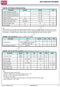 IS45VM16800H-75BLA2-TR Datasheet Page 22