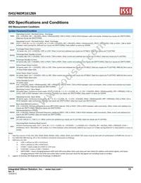 IS46DR16128A-3DBLA2-TR Datasheet Page 18