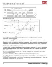 IS46DR16128C-3DBLA2 Datasheet Page 22