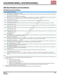 IS46DR81280B-3DBLA2 Datasheet Page 20