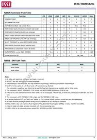 IS46LR16320C-6BLA2 Datasheet Page 16