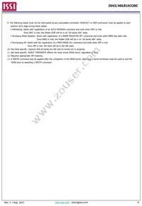 IS46LR16320C-6BLA2 Datasheet Page 19