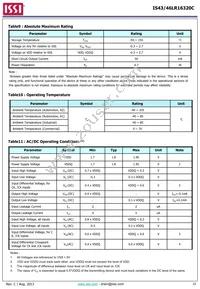 IS46LR16320C-6BLA2 Datasheet Page 22