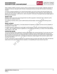 IS46R16160F-6BLA2 Datasheet Page 17