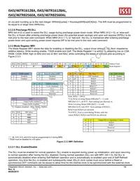 IS46TR16128A-15HBLA1 Datasheet Page 13