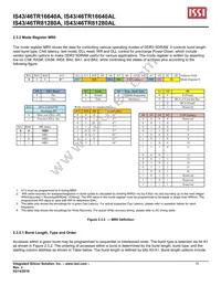 IS46TR16640AL-125JBLA2-TR Datasheet Page 10
