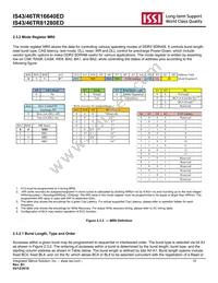 IS46TR16640ED-15HBLA2 Datasheet Page 10