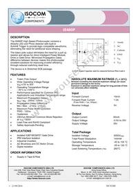 IS480P Datasheet Cover