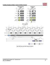 IS49NLC96400-33BLI Datasheet Page 21