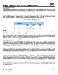 IS49NLS18160-33WBLI Datasheet Page 17