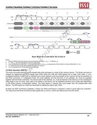 IS49NLS96400A-25WBL Datasheet Page 22