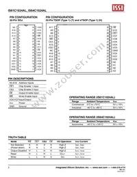 IS61C1024AL-12TI-TR Datasheet Page 2