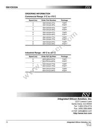 IS61C632A-7TQ-TR Datasheet Page 16