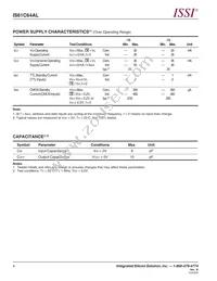 IS61C64AL-10JLI Datasheet Page 4