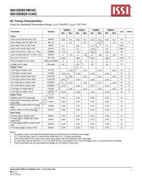 IS61DDB21M18C-250M3L Datasheet Page 17