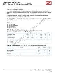 IS61DDB22M18-250M3L Datasheet Page 18