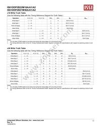 IS61DDP2B22M18A-400M3L Datasheet Page 13