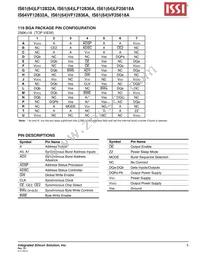 IS61LF12836A-7.5B2I-TR Datasheet Page 5