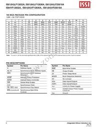 IS61LF12836A-7.5B2I-TR Datasheet Page 6