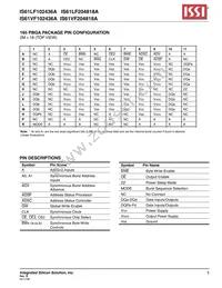 IS61LF204818A-7.5TQLI Datasheet Page 5