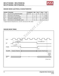 IS61LF204818A-7.5TQLI Datasheet Page 16