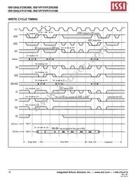 IS61LF25636B-7.5TQLI Datasheet Page 18