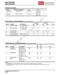 IS61LP6436A-133TQ Datasheet Page 7