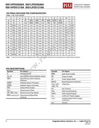 IS61LPD25636A-200TQLI Datasheet Page 6