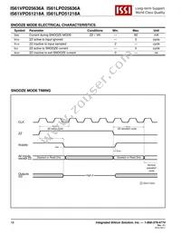 IS61LPD25636A-200TQLI Datasheet Page 18