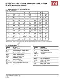 IS61LPS25636A-200B2I-TR Datasheet Page 5
