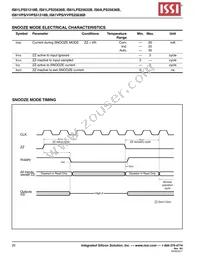 IS61LPS51218B-200TQLI-TR Datasheet Page 20