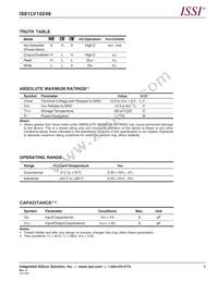 IS61LV10248-10T-TR Datasheet Page 3