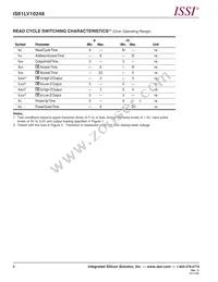 IS61LV10248-10T-TR Datasheet Page 6