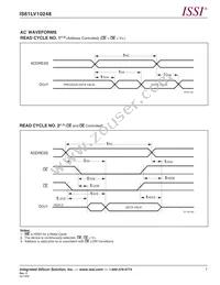 IS61LV10248-10T-TR Datasheet Page 7