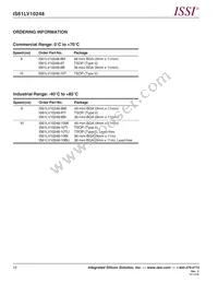 IS61LV10248-10T-TR Datasheet Page 12