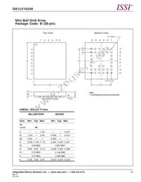 IS61LV10248-10T-TR Datasheet Page 13