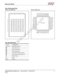 IS61LV12816L-10LQI-TR Datasheet Page 3